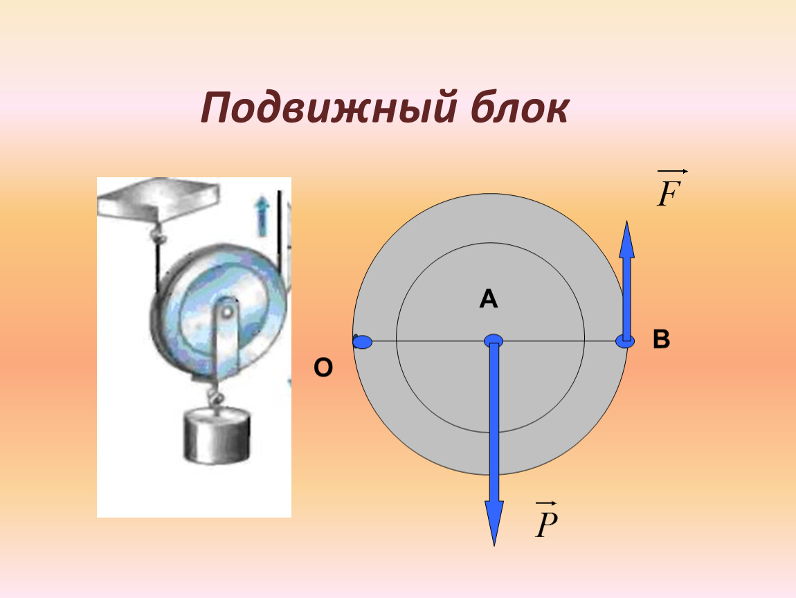 Сила блока. Блок подвижный и неподвижный в физике. Подвижный блок. Силы действующие на подвижный блок. Подвижные блоки формулы.