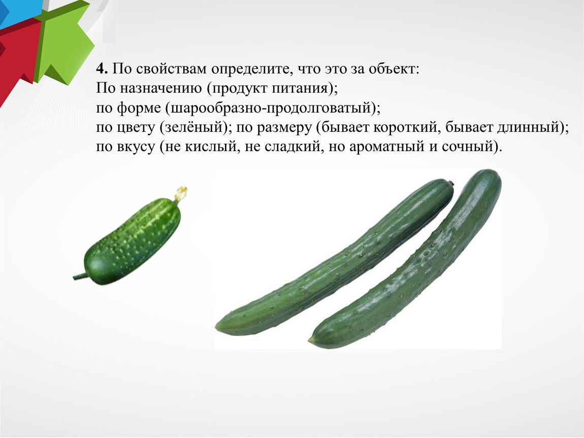 По свойствам определите, что это за объект: