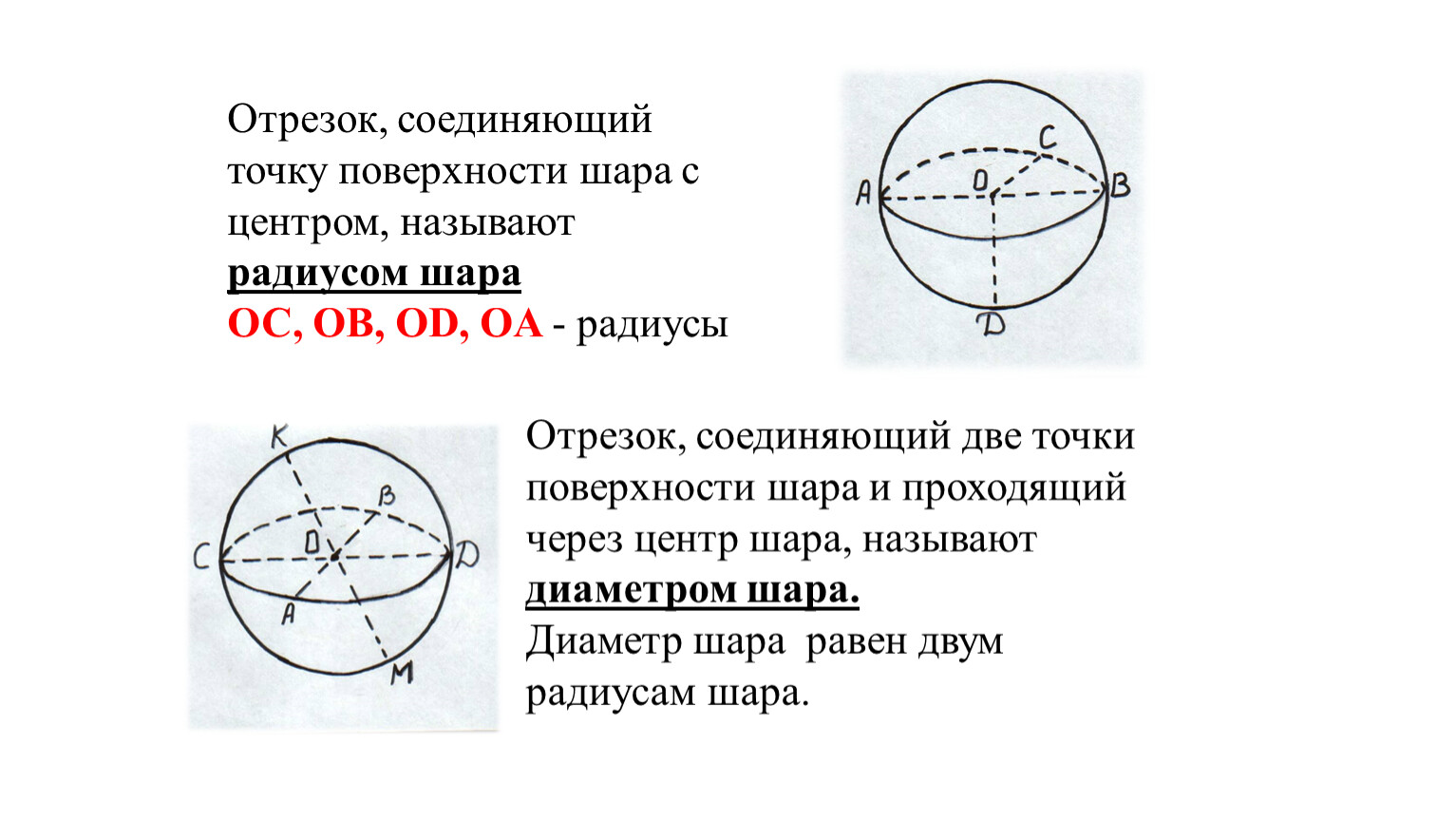 Окружность сферы формула