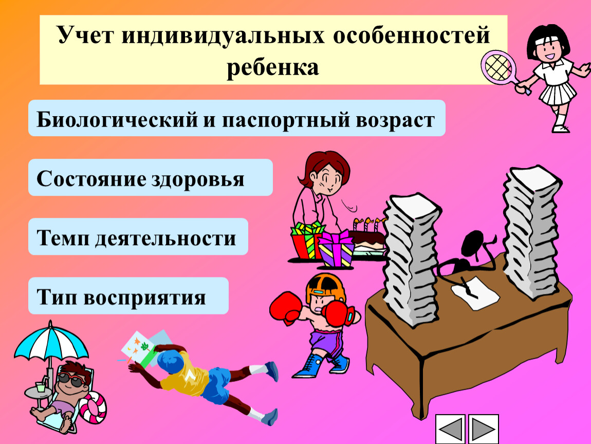 Индивидуальные особенности учебной деятельности. Учет индивидуальных особенностей детей. Учёт индивидуальных особенностей дошкольников. Учет возрастных и индивидуальных особенностей детей. Индивидуальные особенности ребенка.