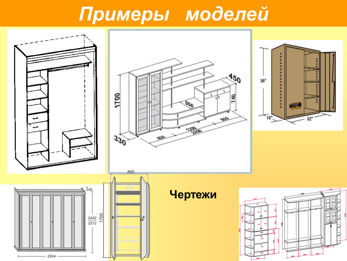 Примерами моделей являются схемы и чертежи ответ