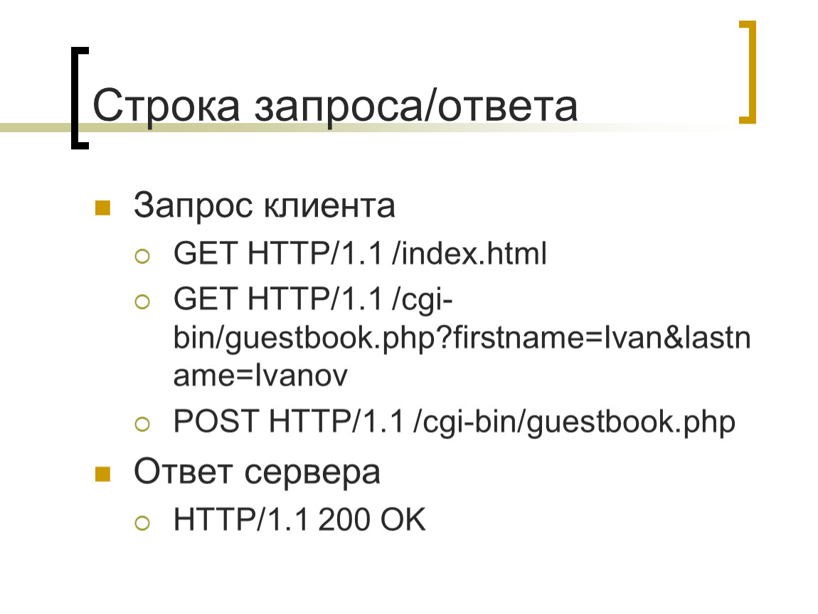 Запрошенная строка. Строка запроса. Get строка запроса. Пример строки запроса:. Части http-запроса.