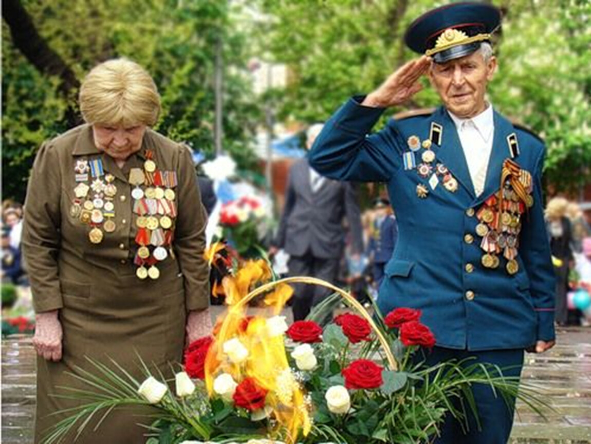 Ветераны плачут Великой Отечественной войны 1941-1945