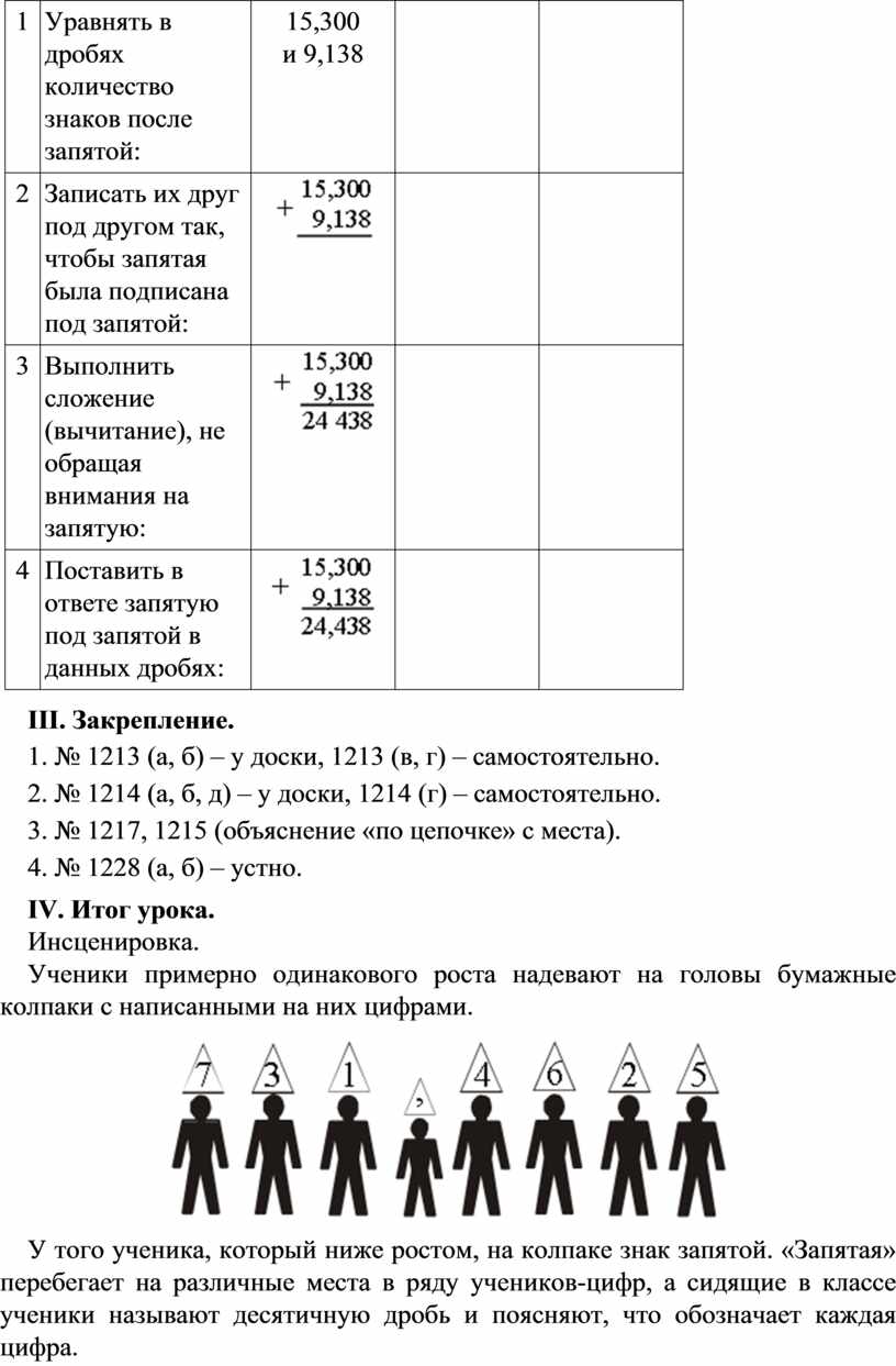 Уравнять количество знаков после запятой