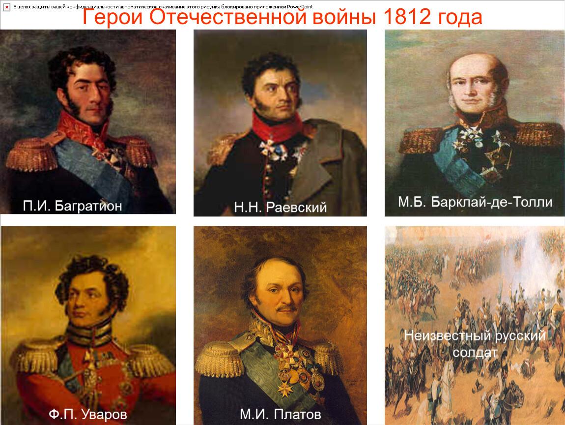 Герои 1812 года отечественной. Героях войны 1812 года Барклай де Толли , Платов. Герои 1812 г Барклай Раевский. Портрет героя участника Отечественной войны 1812 года. Портреты героев войны 1812 года с именами.