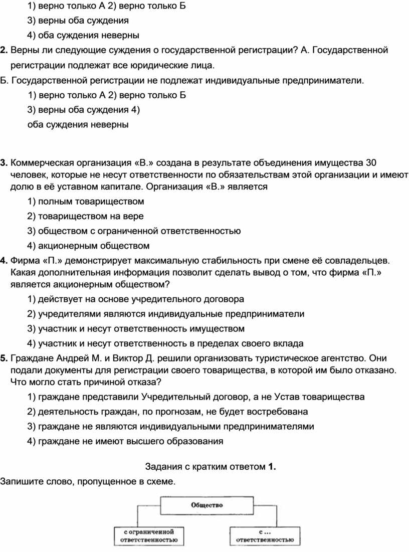 Проверочная работа по обществознанию трудовые правоотношения. Тест предпринимательская деятельность.