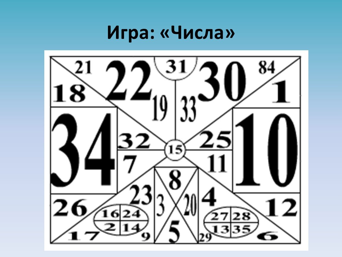 Искать цифры на картинках играть