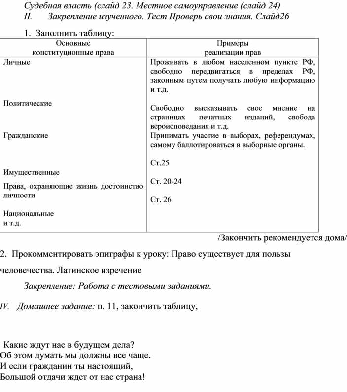 План конспект урока по обществознанию 9 класс