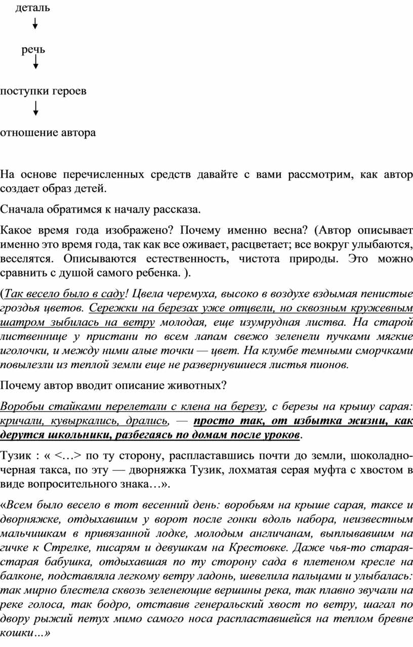 Конспект урока по литературе по теме «Саша Черный. Образы детей в рассказе «Кавказский  пленник». Образы и сюжеты литерат