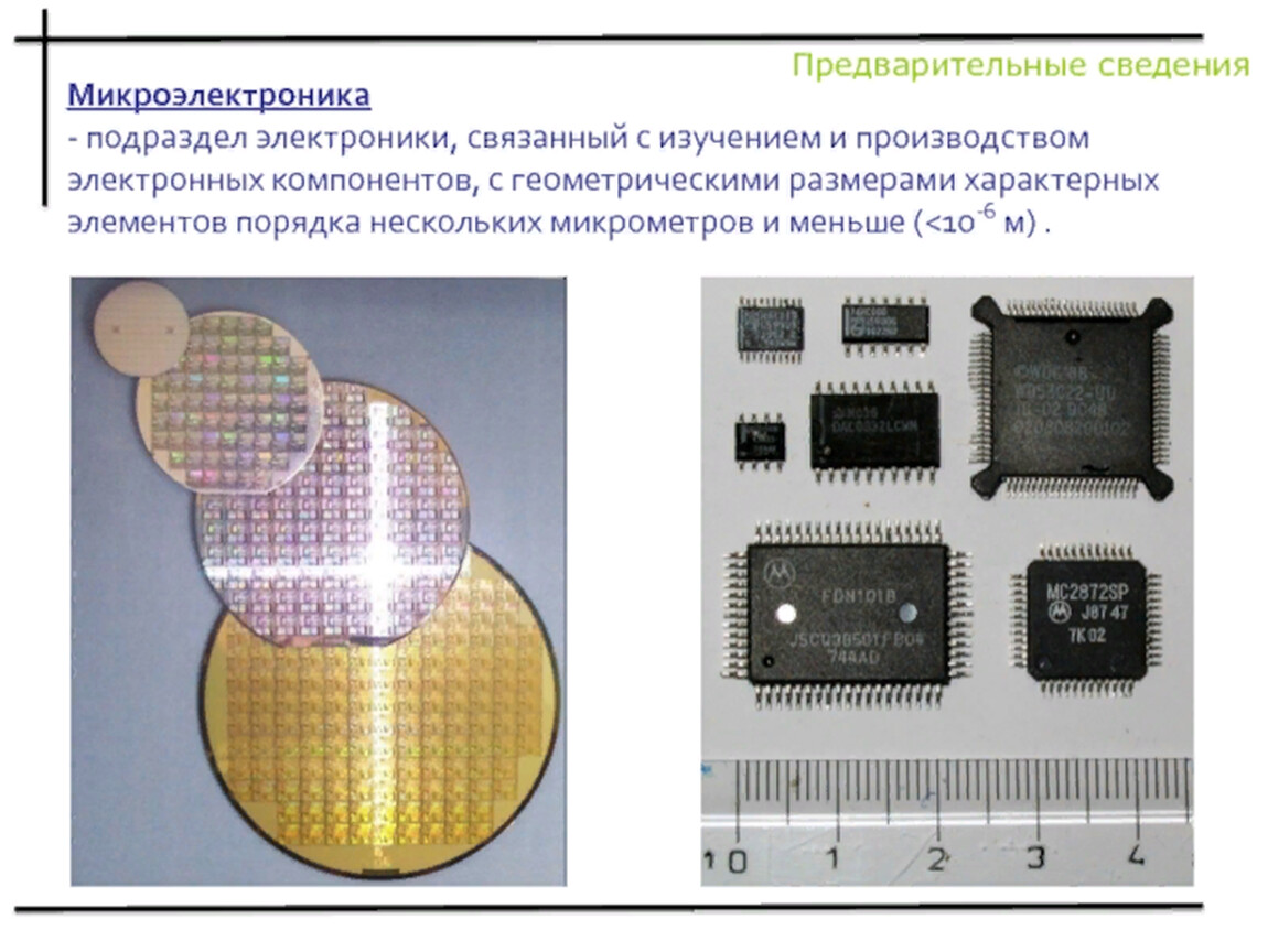 Реферат на тему интегральные схемы микроэлектроники