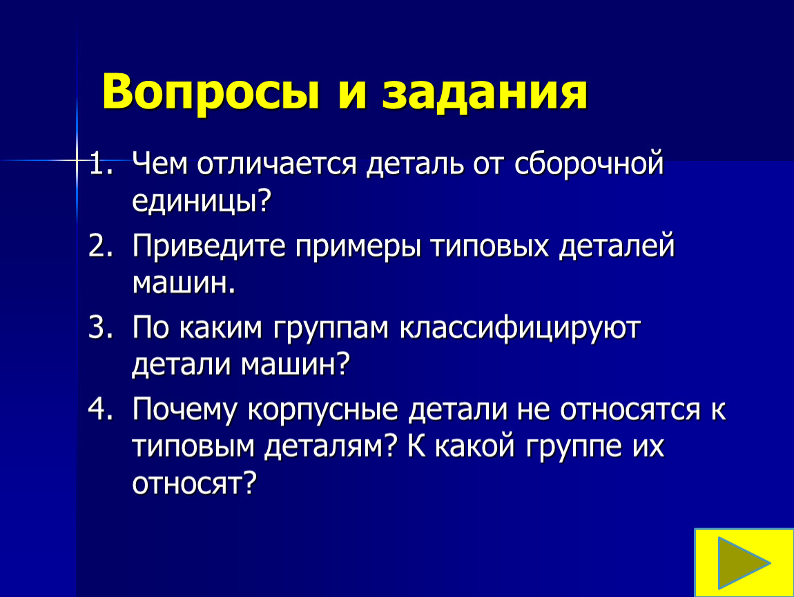 Отличаться деталями. Чем отличается деталь от сборочной единицы. Чем отличается деталь?.