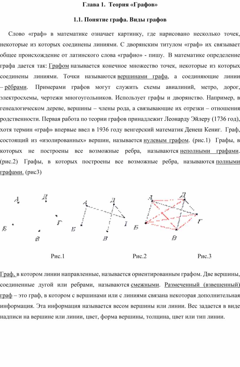 Тайны графов