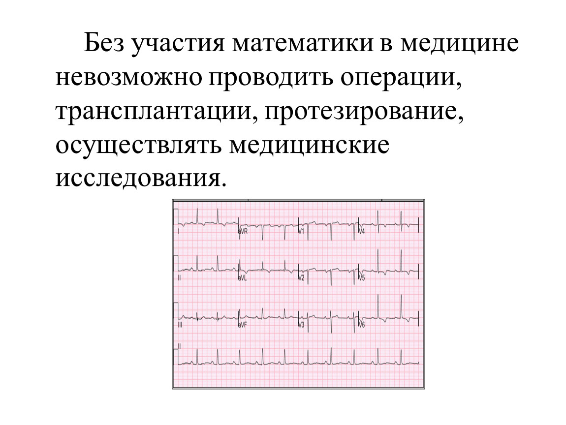 Проект 6 класс математика в медицине