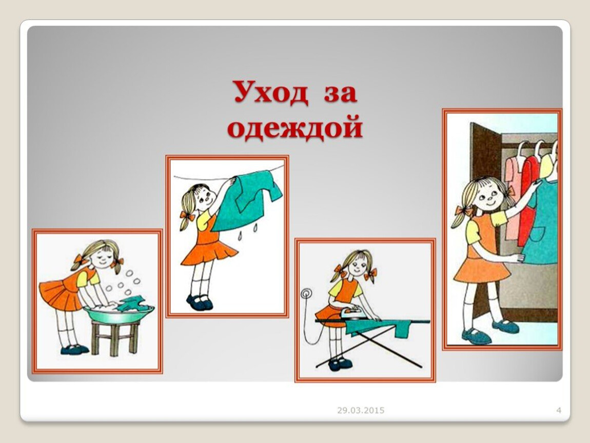 Повседневный уход за одеждой сбо 5 класс презентация