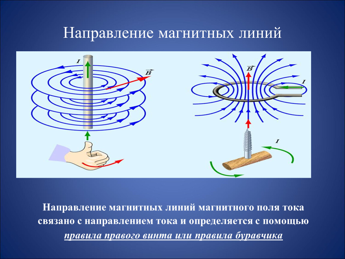 Направление электромагнитных линий. Направление тока и магнитных линий. Направление магнитных линий в магните. Направление магнитных линий проводника с током. Магнитное поле магнита силовые магнитные линии.