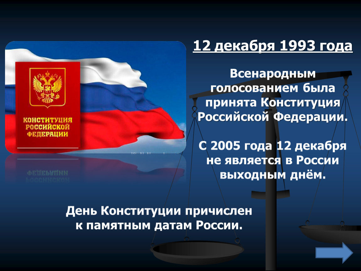 Конституция рф была принята 12 декабря. Конституция 12 декабря 1993 года. Конституция РФ 12 декабря 1993 всенародное голосование. День Конституции Российской Федерации. 12 Декабря 1993 года. Конституция Российской Федерации 1993 года была принята.