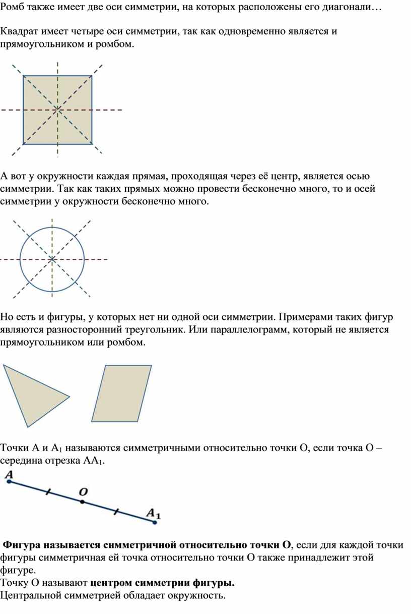 Проект по геометрии 8 класс осевая и центральная симметрия