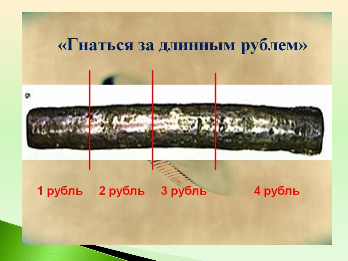 Что означают длинные. Гнаться за длинным рублем. Длинный рубль. Гривну рубили на части. За длинным рублем.