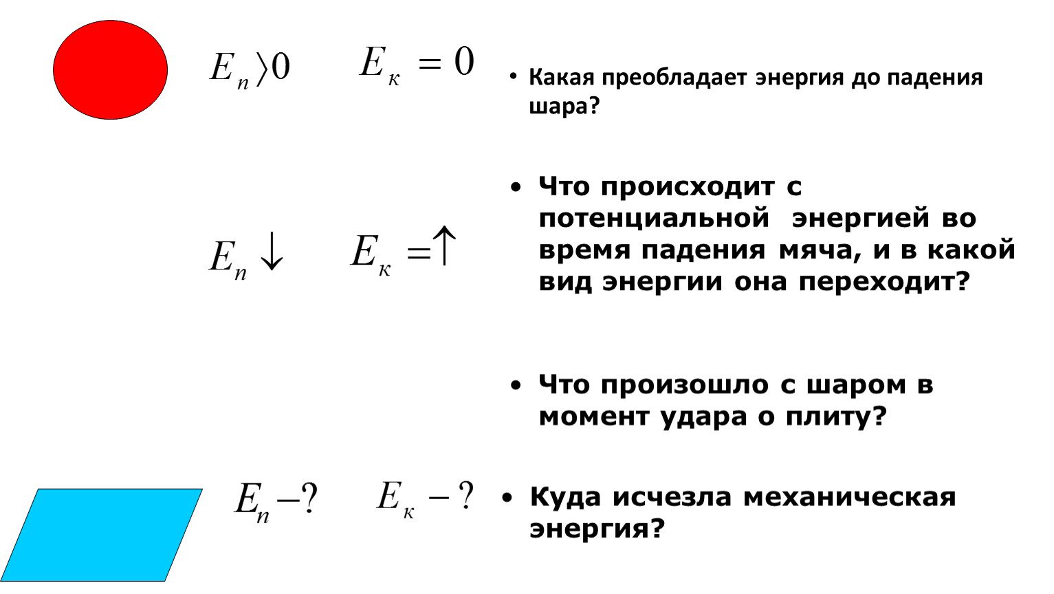 Энергия какое число. Какая энергия. Какими видами энергии обладают. Падающий шар внутренняя энергия. Какое тело обладает механической энергией.