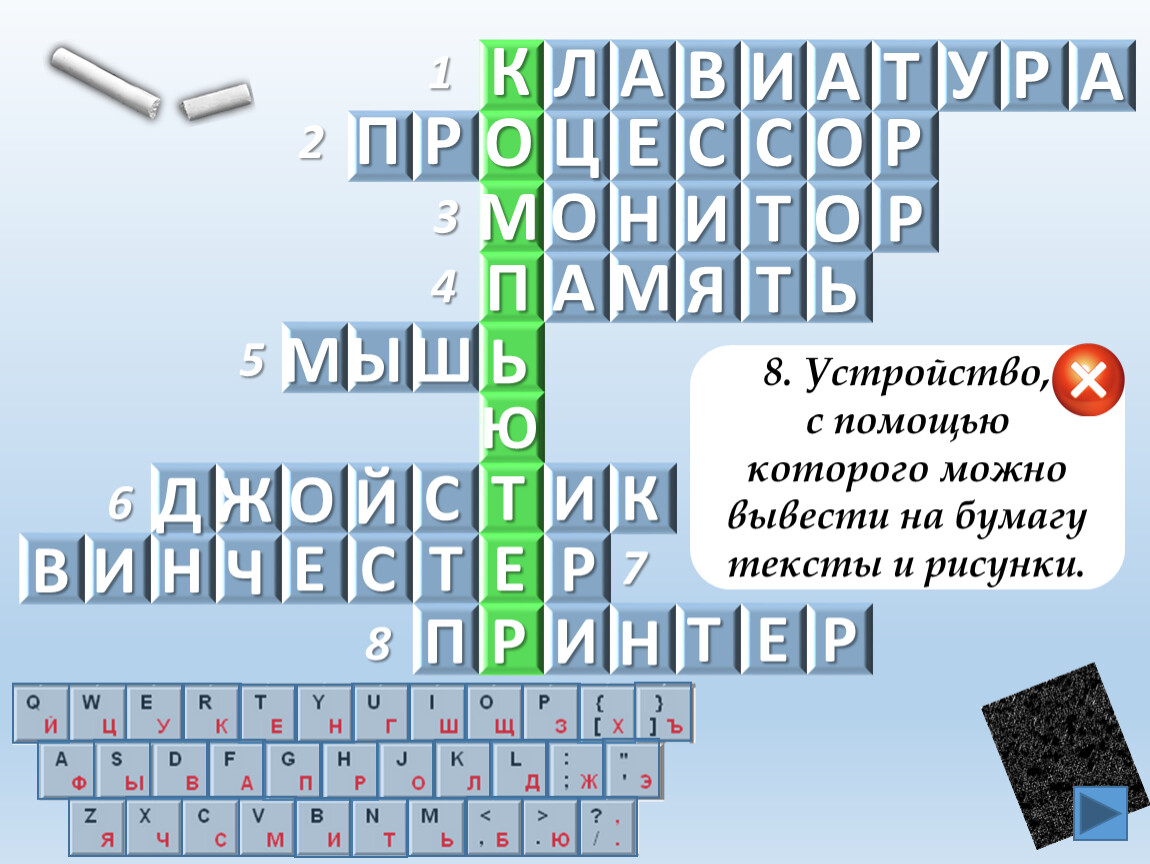 Устройство с помощью которого можно вывести на бумагу текст и рисунки