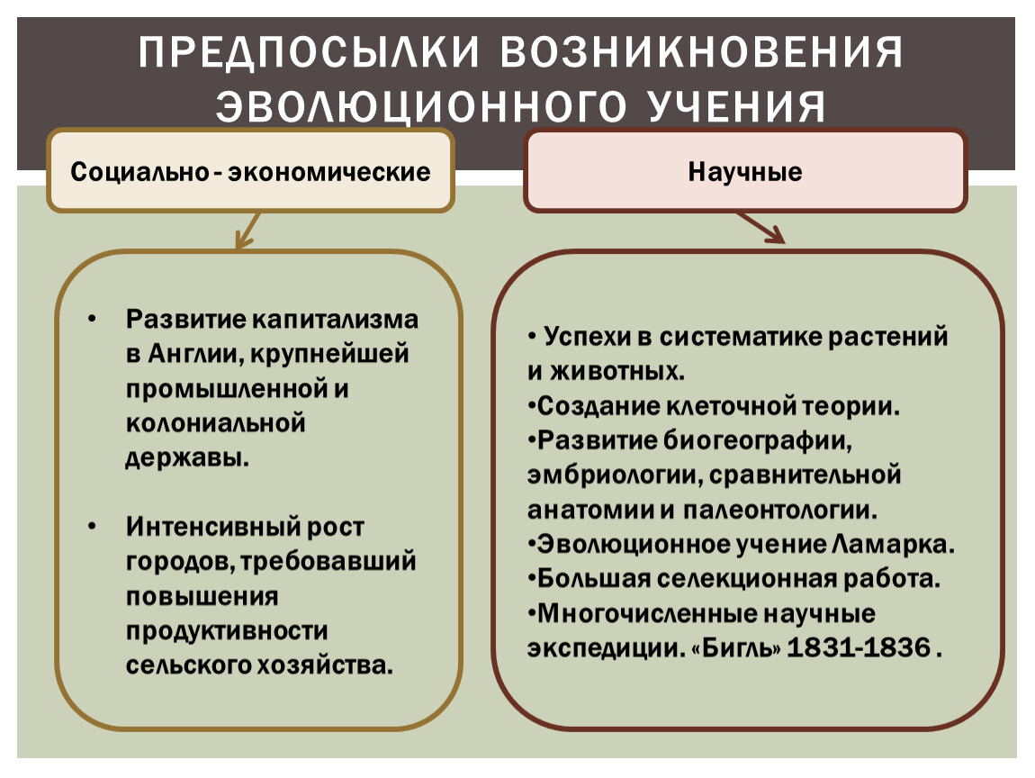 Презентация возникновение. Предпосылки возникновения эволюции. Предпосылки эволюционного учения. Предпосылки становления эволюционного учения. Охарактеризуйте предпосылки возникновения эволюционного учения.