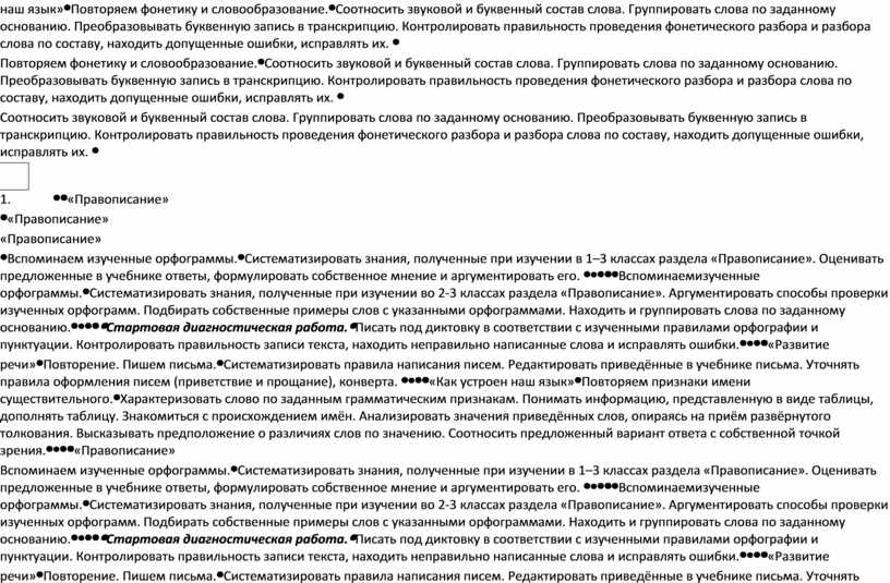 Повторяем фонетику и словообразование