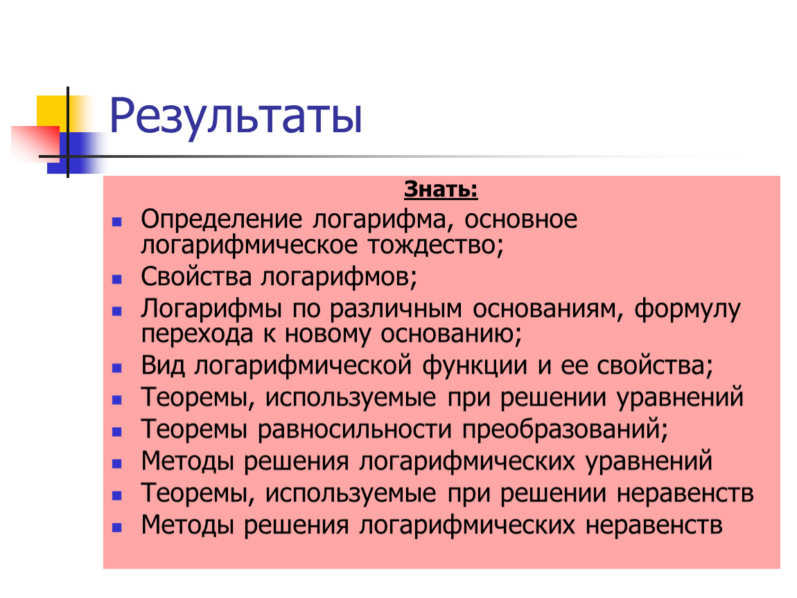 Знать определение. Свойства логарифмов. Знать определение по истории. Дать определение знать.