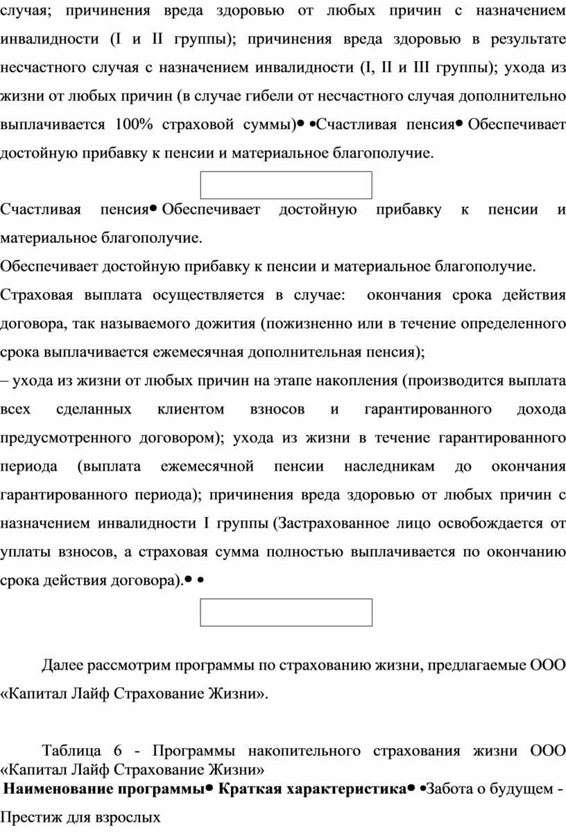 Реферат: Страховые резервы по страхованию жизни