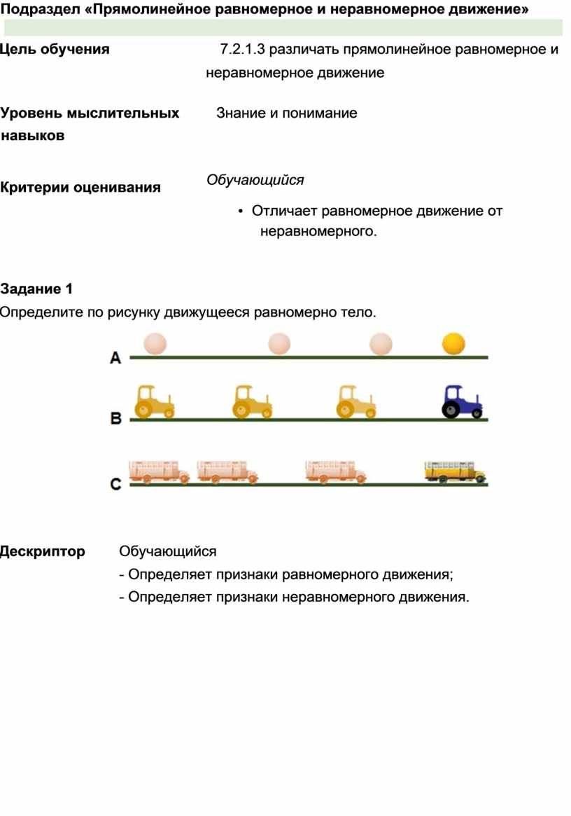 Не равномерно или неравномерно