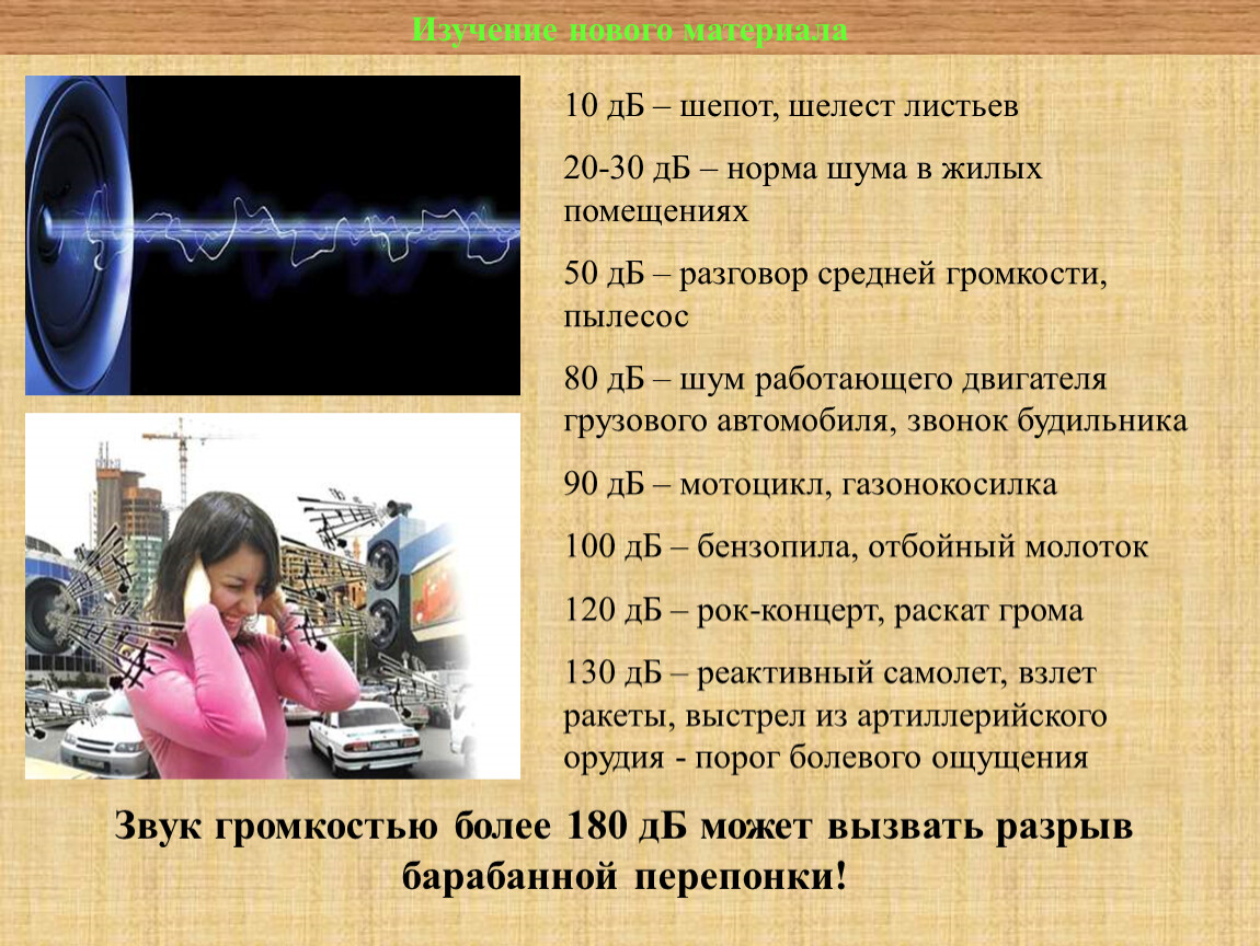 Тест звук физика