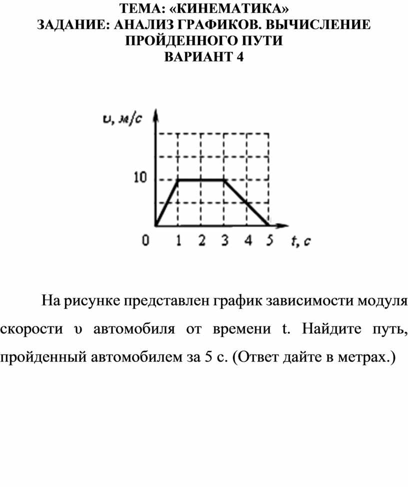 Путь и модуль перемещения