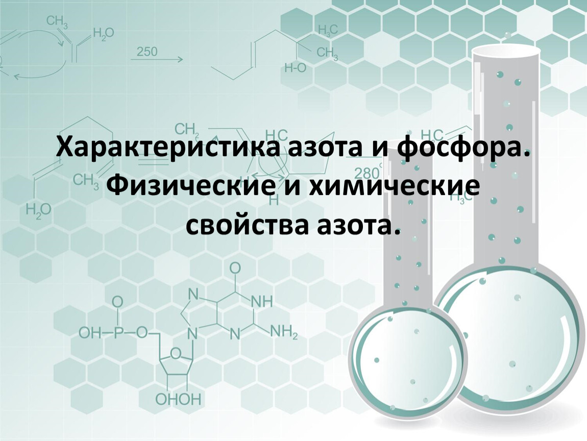 Характеристика азота в периодической системе. Характеристика азота по положению в периодической системе.