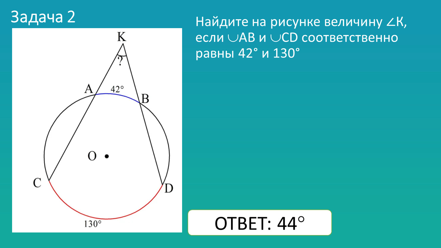 Презентация к уроку геометрии по теме 