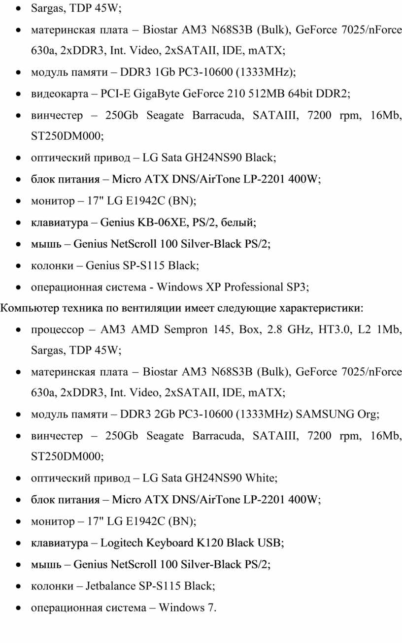 Sargas, TDP 45W; · материнская плата –