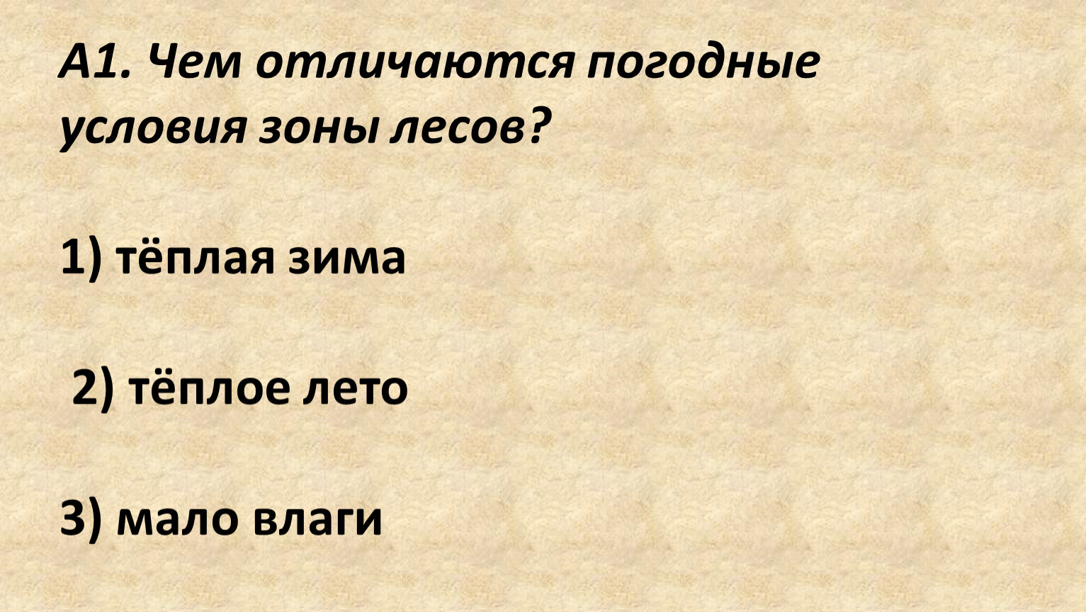 Чем отличаются погодные условия зоны лесов