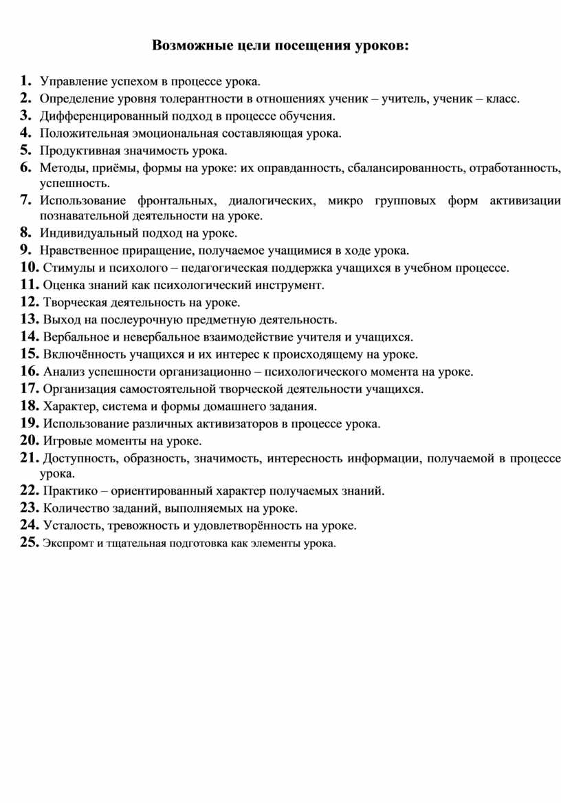 Справка посещенных уроков завучем школы образец по фгос справка