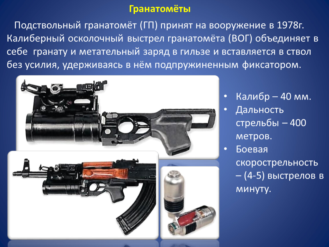 Презентация стрелковое оружие россии