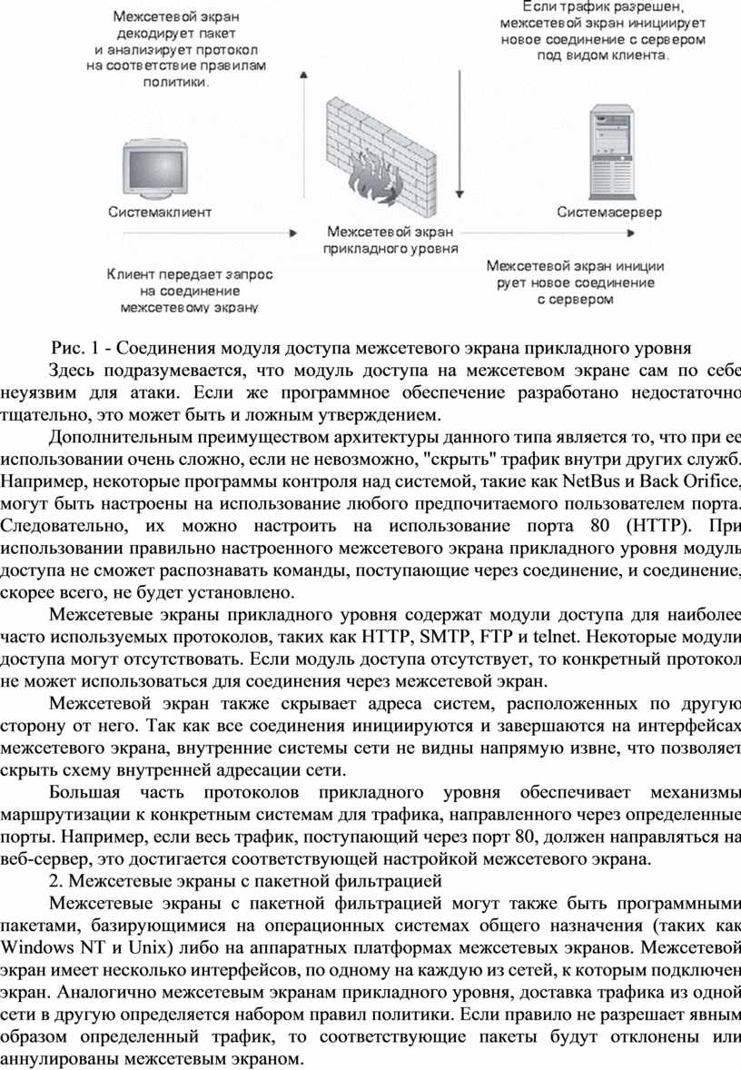 Сколько интерфейсов у межсетевого экрана прикладного уровня