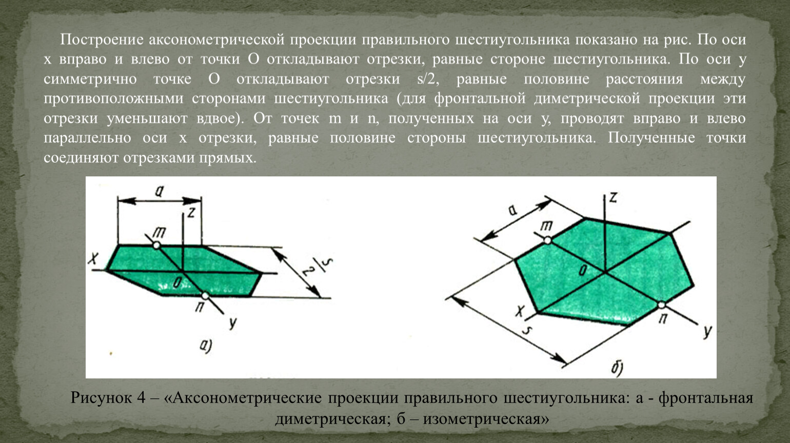 Аксонометрической проекцией называют изображение полученное