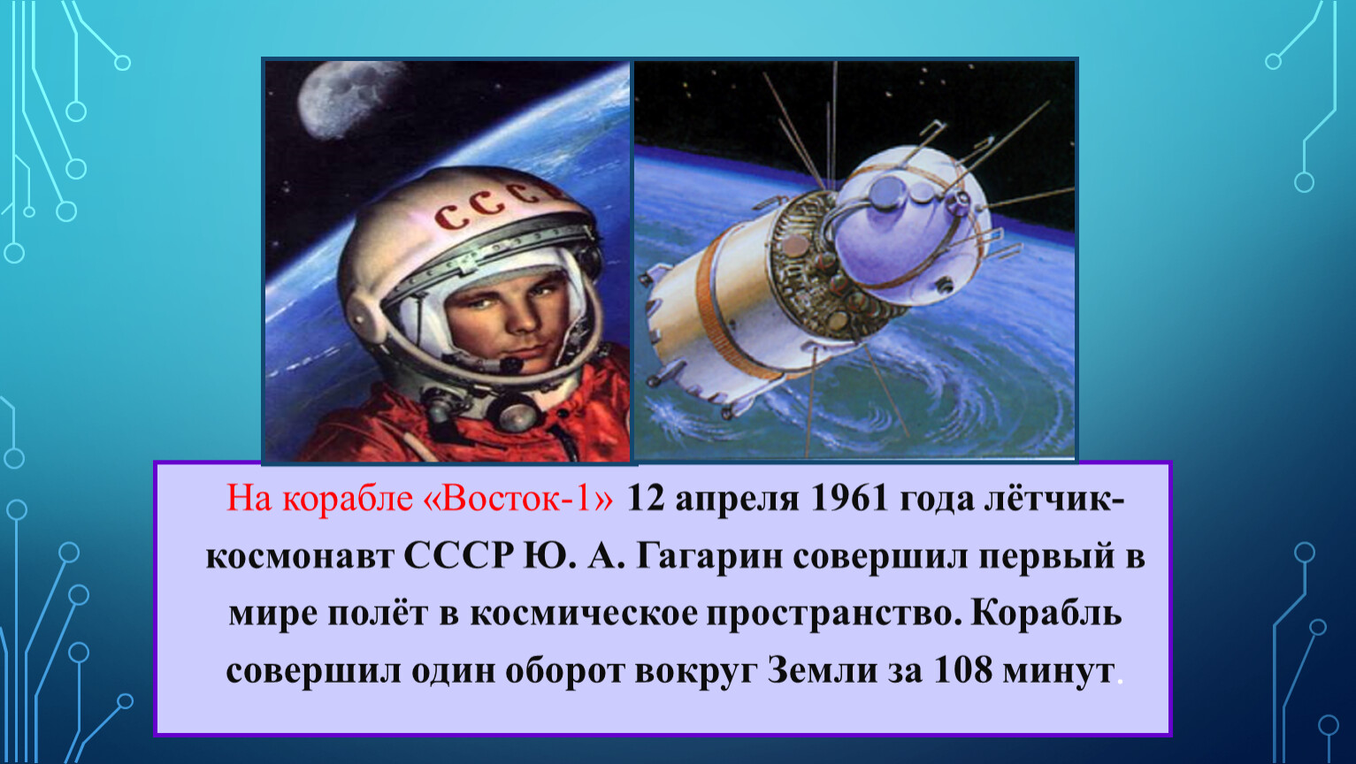 Сколько раз гагарин облетел земной. Космический корабль Гагарина Восток 1. 12 Апреля 1961 года. Космический корабль Восток 1961.