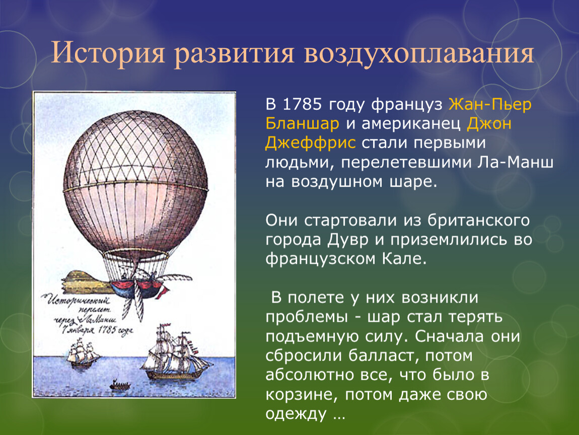 Доклад история воздухоплавания. Изобретение воздушного шара. Первые воздушные шары. Воздухоплавание физика 7 класс.