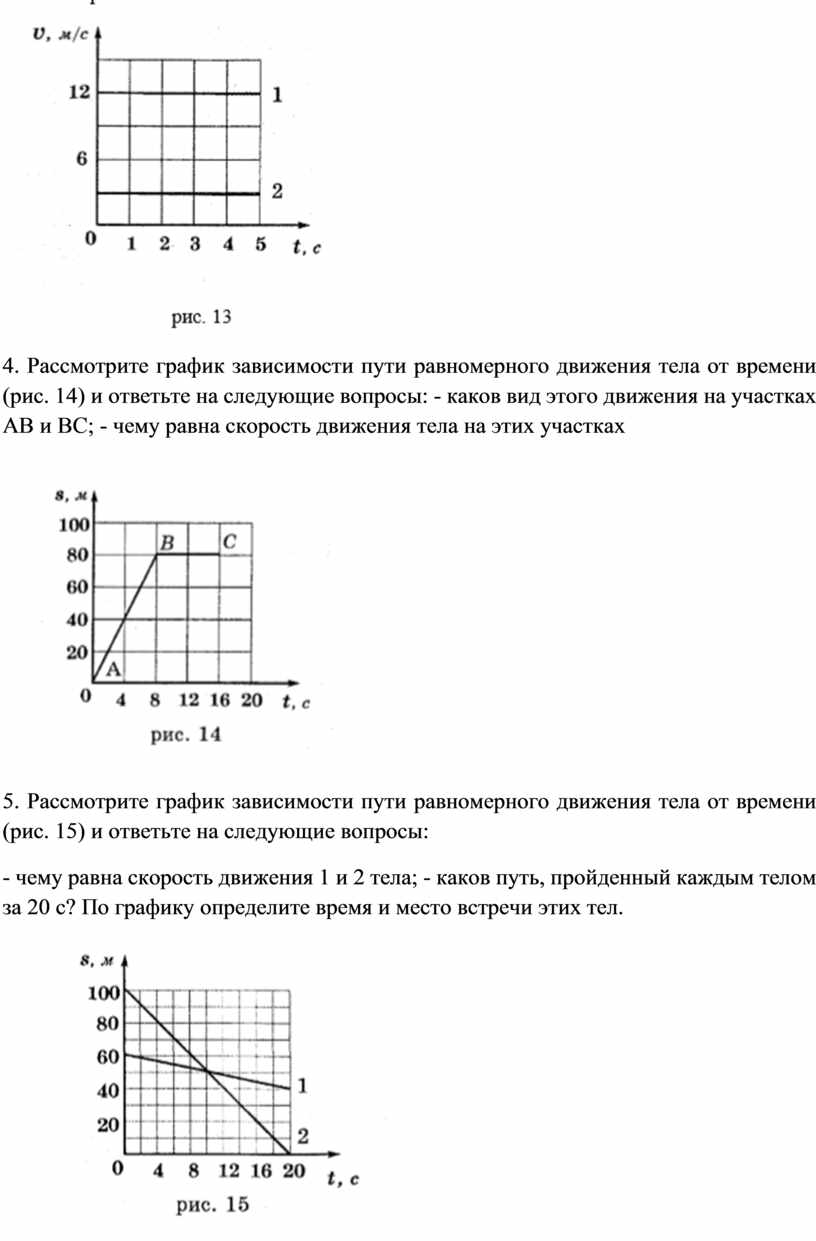 График зависимости пути от времени для тел. График зависимости пути от времени при равномерном движении. Рассмотрите график зависимости пути равномерного движения.