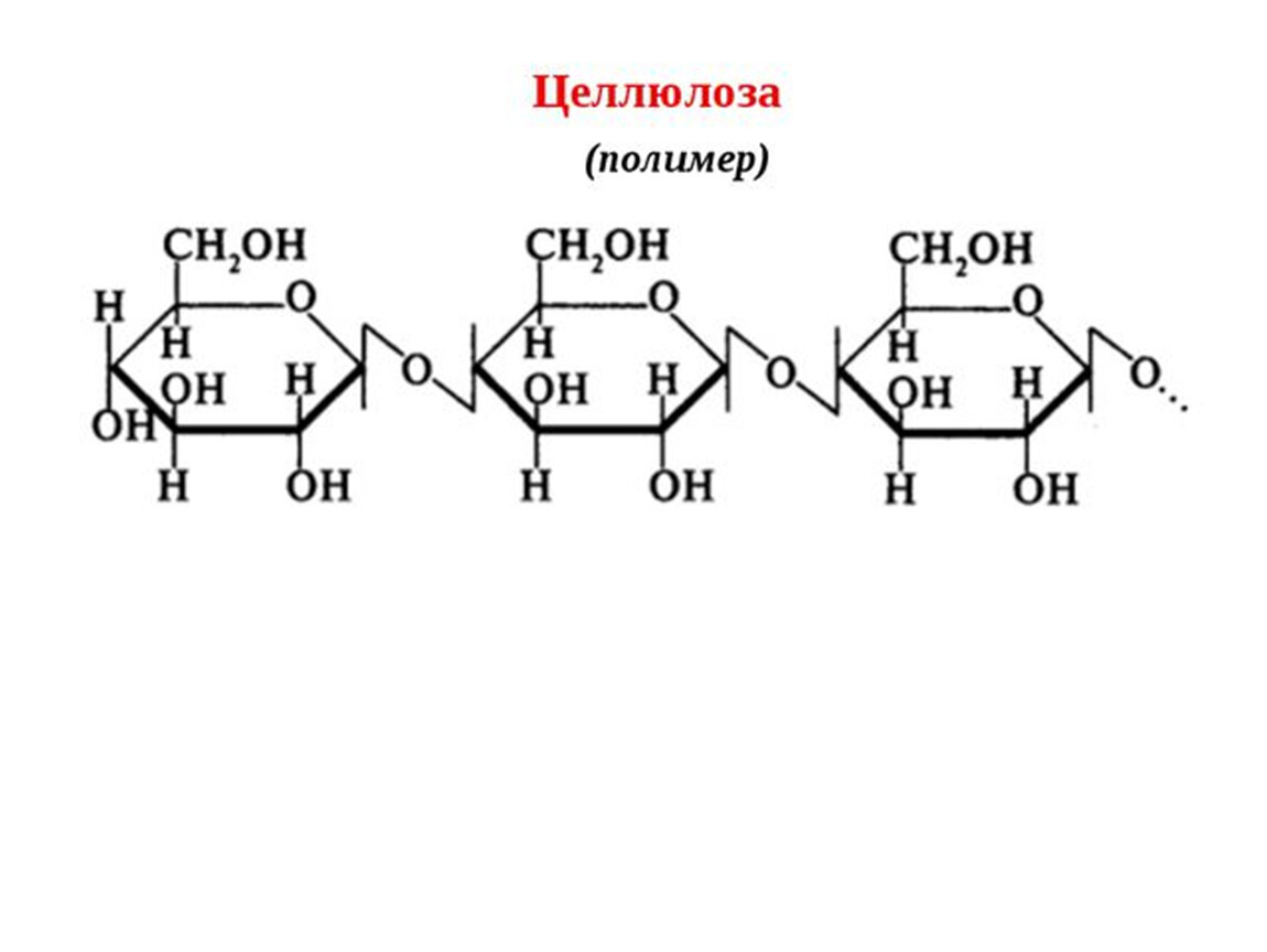 Линейное строение целлюлозы. Строение полимера целлюлозы. Целлюлоза клетчатка формула. Целлюлоза структура формула.