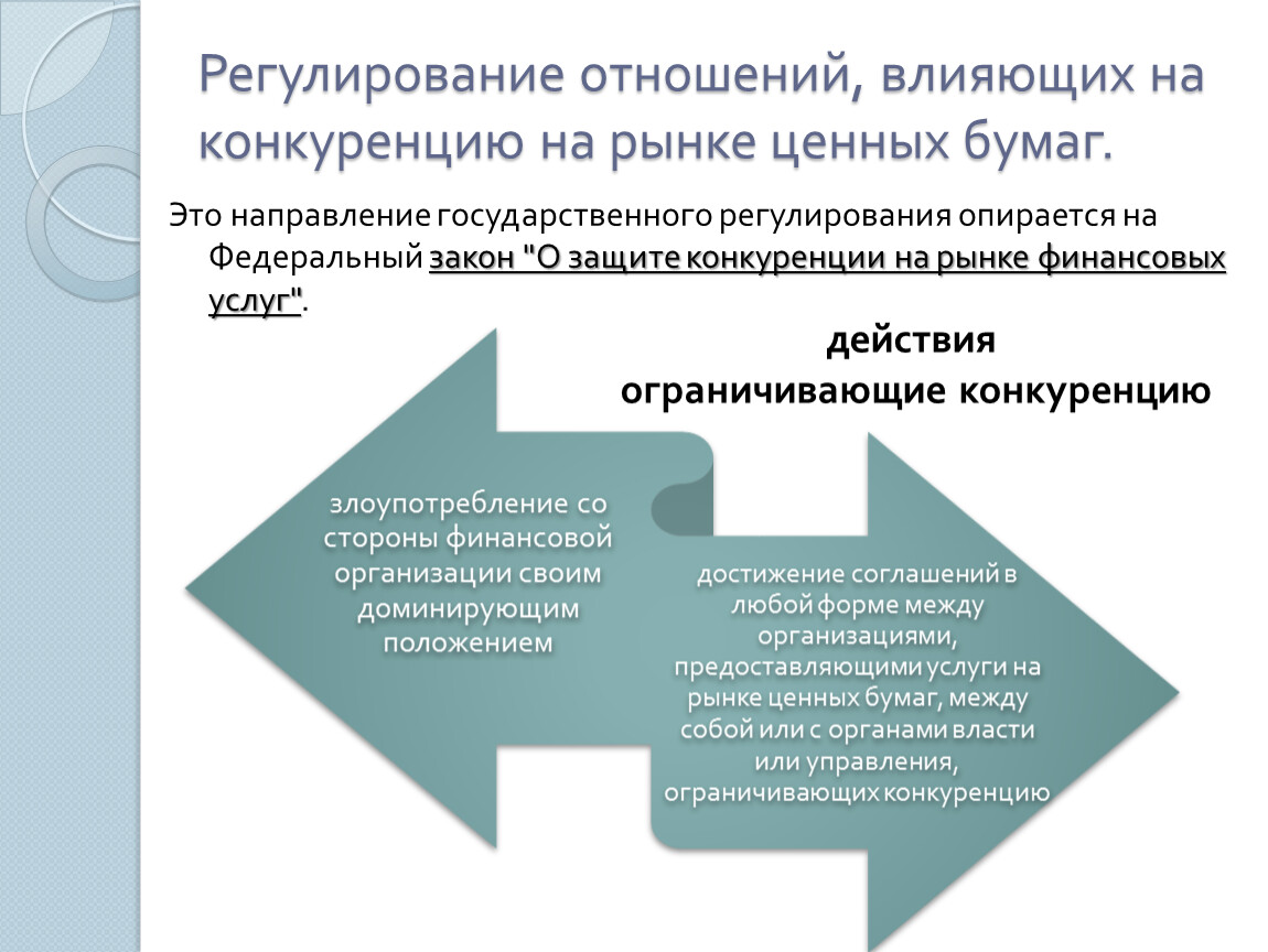 Презентация государственное регулирование рынка ценных бумаг