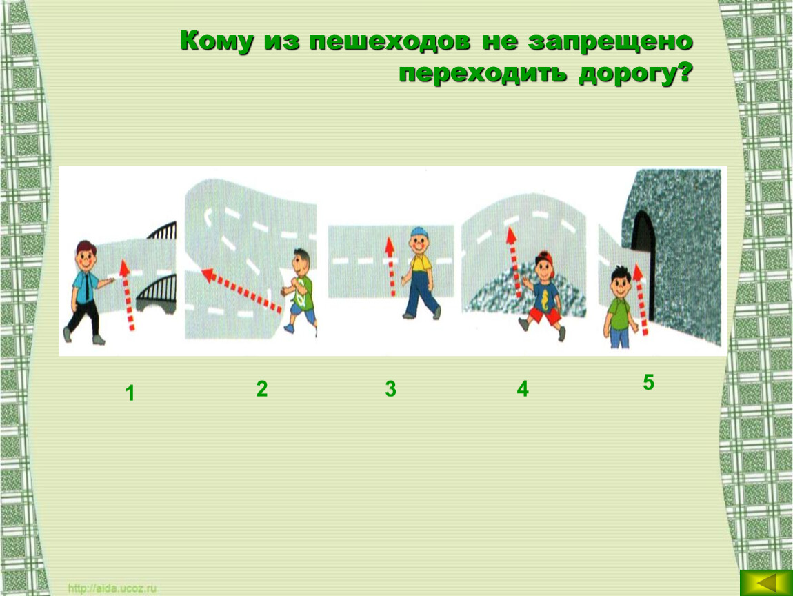 Интерактивная презентация правила дорожного движения 1 класс