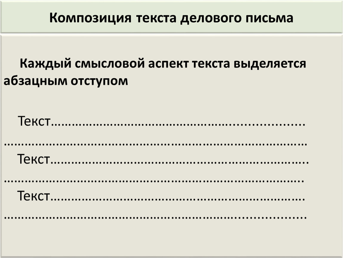 Коммуникативная эффективность деловой письменной речи