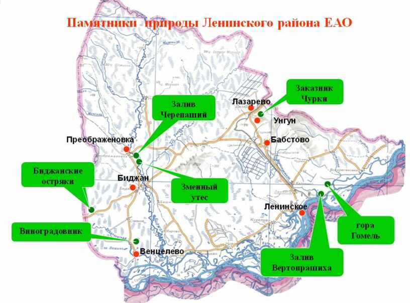 Ленинский область карта