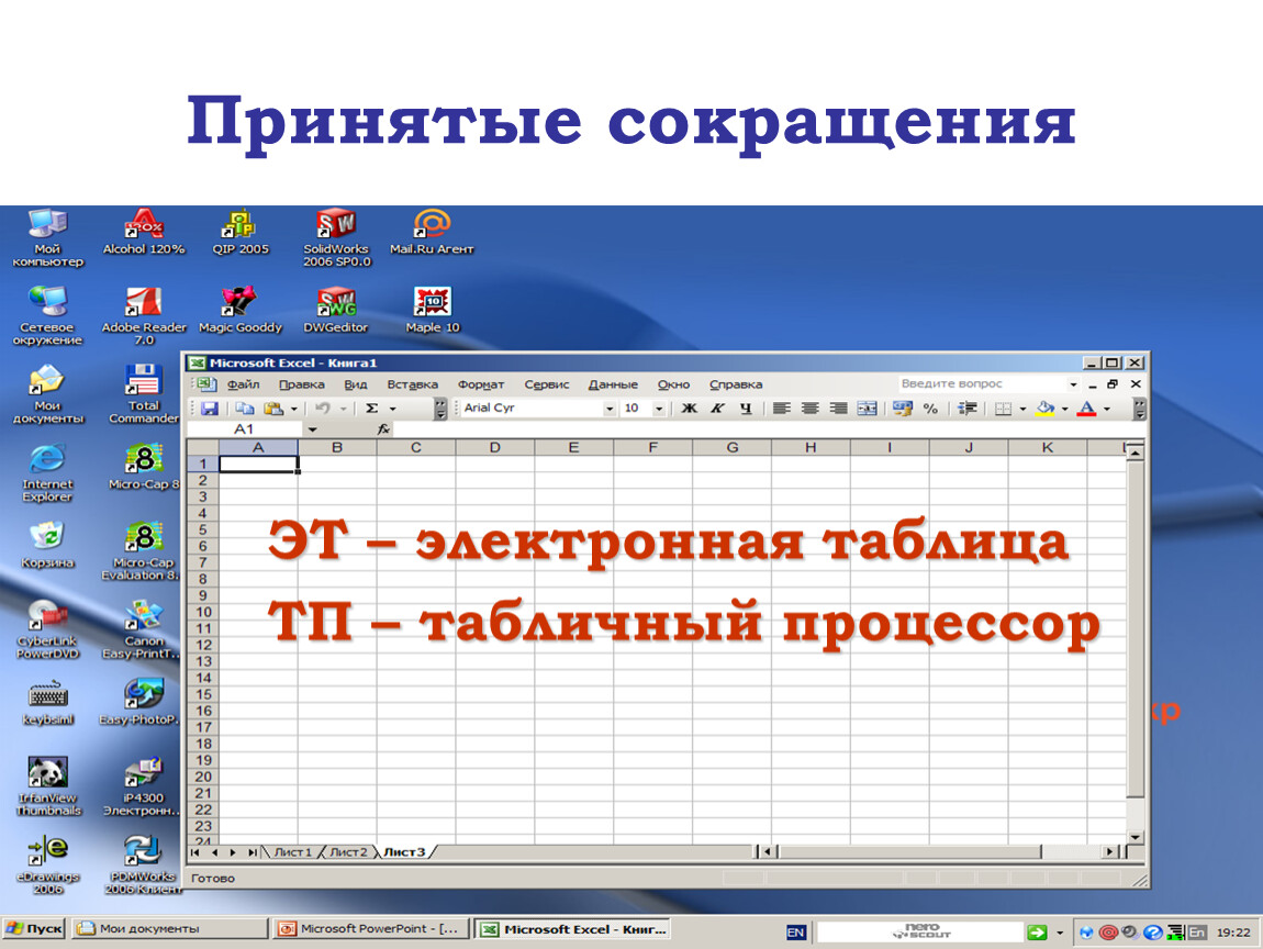 Программирование электронных таблиц. Табличные процессоры и электронные таблицы. Электронные таблицы Назначение и основные функции. Основные функции электронных таблиц. Назначение и функции электронных таблиц.