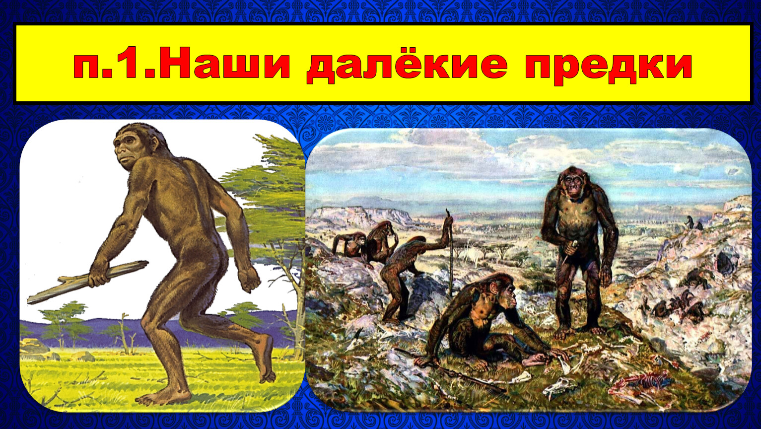 § 1. Древнейшие люди. Презентация.