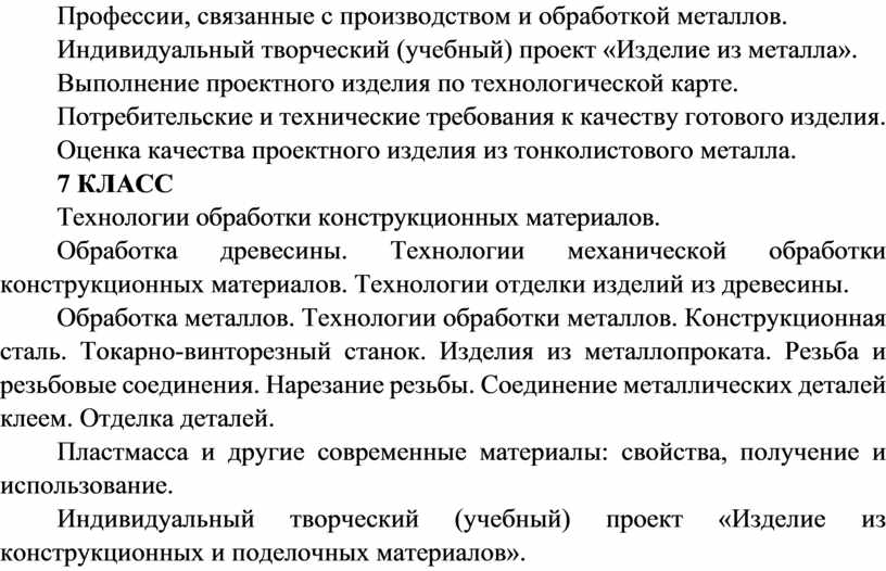 Профессии, связанные с производством и обработкой металлов